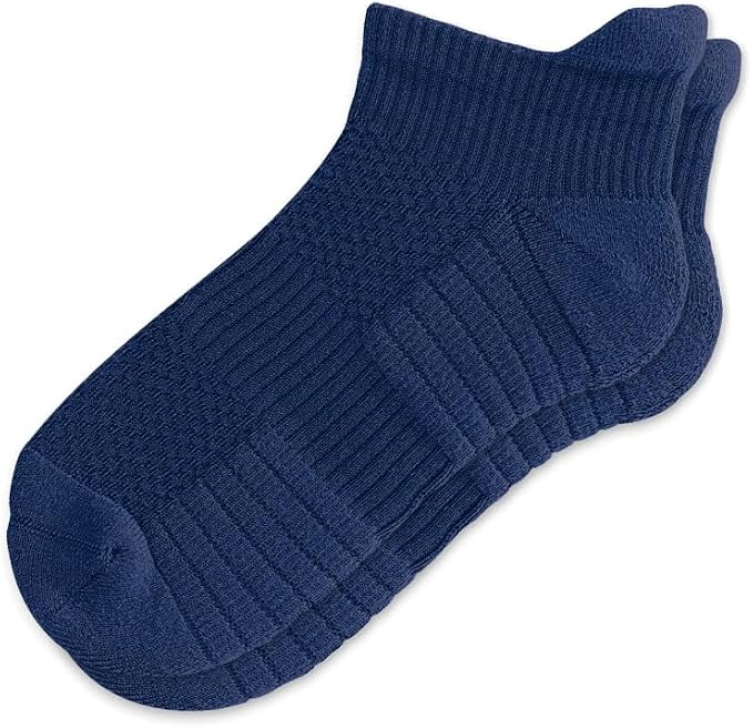 Viasox Ankle Compression Socks for Women & Men, 14 mmHg Support Improves Circulation, Extra Cushioned