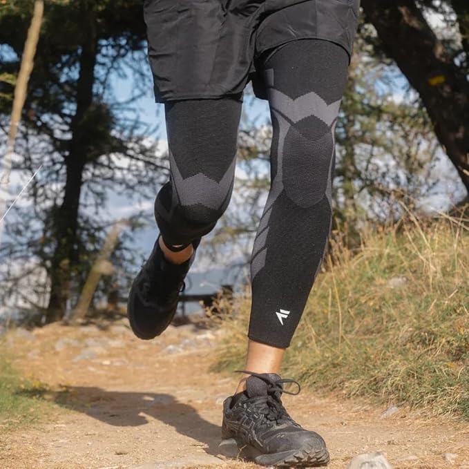 FLYTEX – Knee Compression Sleeves – Pain & Injury Relief for Knees – Osteoarthritis, Meniscus Tear, Cruciate Ligament, IT Band Syndrome – Ideal for Running, Hiking, Cycling, Fitness, Basketball