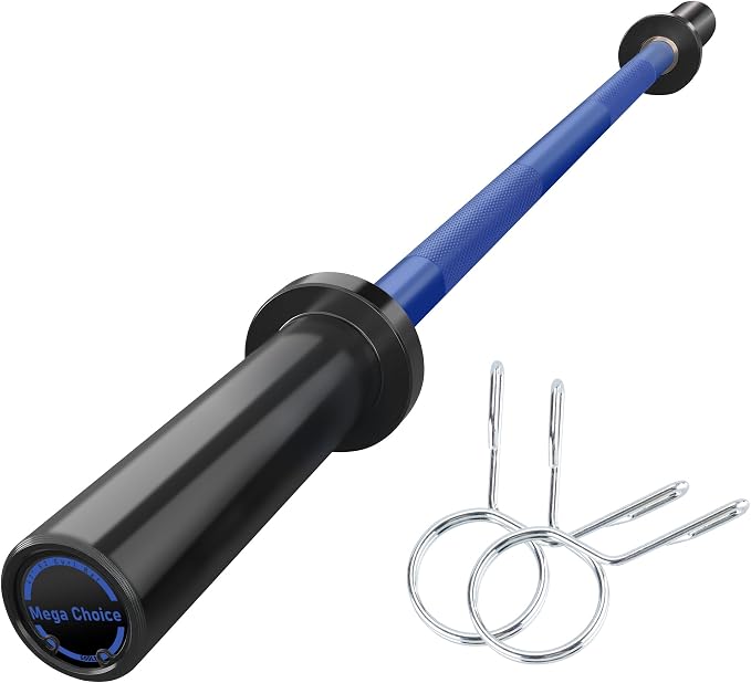 7FT/4 ft Home Gym Barbell Bar – 700LB/1500LB/500LB Capacity, Anti-Slip Knurling, Solid Steel, for Weightlifting, Strength Training