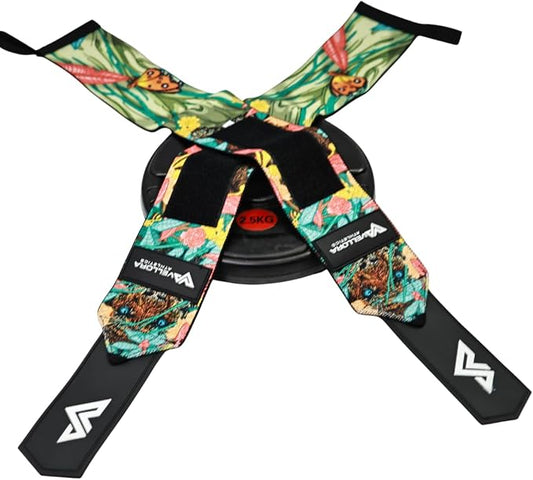 Anime Wrist Wraps Ideal for Weightlifting, Powerlifting, and Crossfit. One Size Fits All. Premium Wrist Support for Gym Workouts