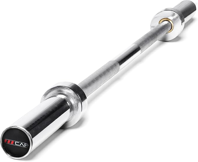 CAP Olympic Barbell - 5FT, 6FT, & 7FT Strength Training Weight Bars, Multiple Options