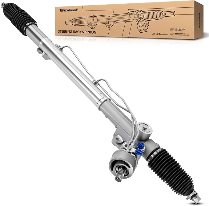 Torchbeam Power Steering Rack & Pinion Assembly Fit for 1998-2005 Passat, 1996-2001 A4 Quattro/A4, 2000-2002 S4, Hydraulic System Steering, Replaces OEM 26-9006