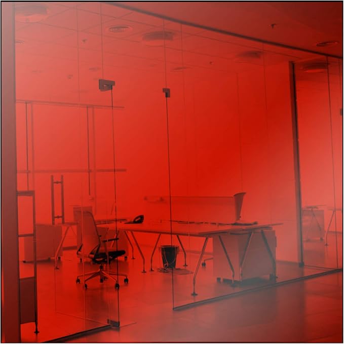 Marketing Holders Acrylic Mirrors 12” x 12" Medium Red Square Tile Smooth Edges DIY Crafting Reflective Blanks 0.118" Thick for Holiday Parties and Events