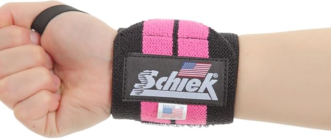 Schiek Sports Heavy Duty Model Wrist Wraps - Gym Workouts Wrist Support - Weight Lifting