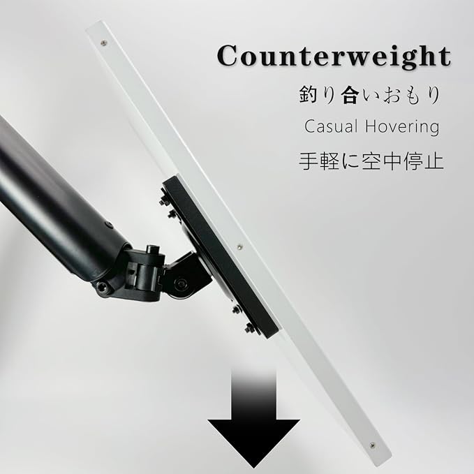 Counterweight for Monitor Arm - 1.1Ib/3.3lb/5.5lb Iron Weight Plate with VESA 75/100 Holes, Universal Compatible for Phone & Tablet Mounts, Solve Monitor Stand Sagging & Floating Issues (5.5)