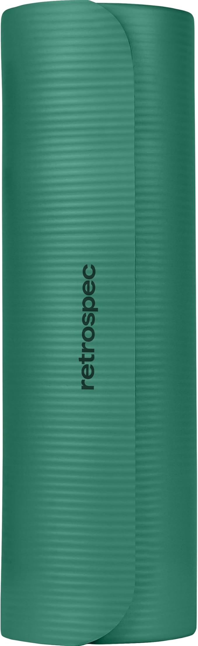 Retrospec Solana Yoga Mat 1" Thick w/Nylon Strap for Men & Women - Non Slip Exercise Mat for Home Yoga, Pilates, Stretching, Floor & Fitness Workouts