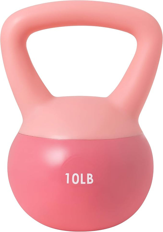 ALTLER Soft Kettlebell 10-50LBS Safe Strength Training Kettlebell Anti-Slip Grip Weight for Home Workouts and Men/Women/Beginners