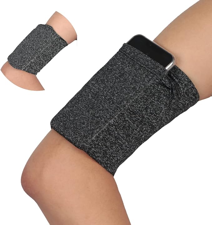 Small Armband Football Basketball Skating Biking - Cell Phone Protective Arm Band Sleeve Strap Pocket Pouch for iPhone 6S 7 8 X XR XS 11 12 13 14 15 Pro Running Walking Jogging/Variegated Black