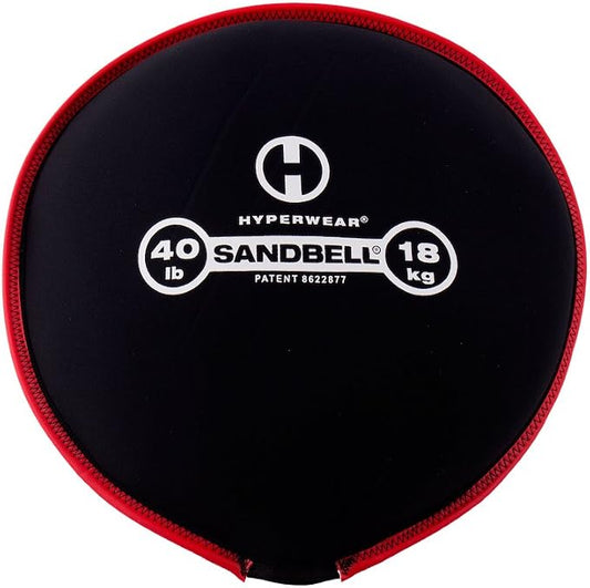 HYPERWEAR SandBell® Soft Sandbag Weight (2–50 lbs) – Pre-Filled with Clean USA Sand, Safe Soft Weight for Strength Training, HIIT, Functional Fitness, Rucking & Home Workouts