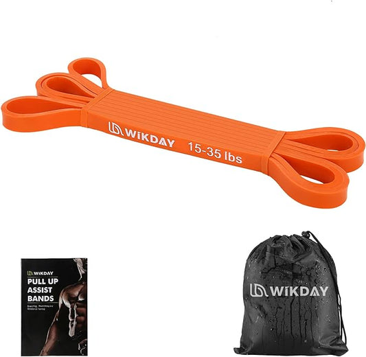 WIKDAY Resistance Bands for Working Out, Exercise Bands, Workout Bands, Pull Up Assistance Bands for Body Stretching Training Physical Therapy Muscle Training for Men & Women
