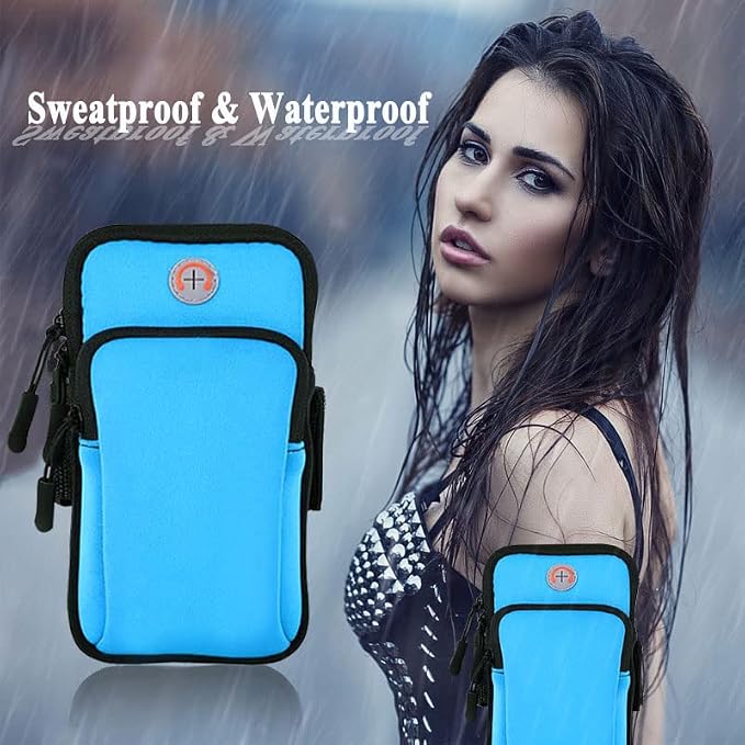 Phone Holder for Running Women Men Kids,iPhone Armband 17 16 16e 15 14 13 12 11 Pro Max Xs Xr X Plus Mini,Galaxy Ultra S26 S25 S24 S23 Note 20,Cell Phone Arm Band Workout Exercise Walking Bag
