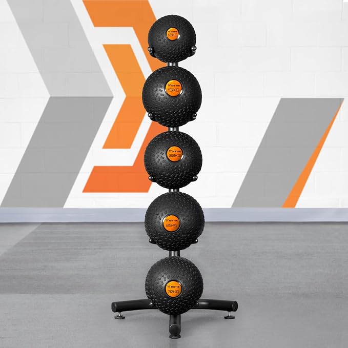METIS Slam & Medicine Ball Storage Rack | Gym Ball Storage Towers [5-Tier] – Up to 66lbs Complete Sets Available