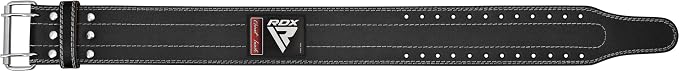 RDX Weight Lifting Belt for Men Women, IPL USPA Approved, 6mm Thick 100% Leather, 4” Powerlifting Back Support, Squat Deadlift Bodybuilding Exercise Fitness Gym Workout Strength Training up to 700 LBS