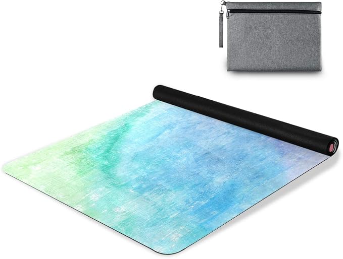 Qilmy Fantasy Mandala Pattern Yoga Mat, Non-Slip Texture Pro Yoga Mat Eco Friendly Exercise & Workout Mat for Yoga, Pilates and Floor Exercises