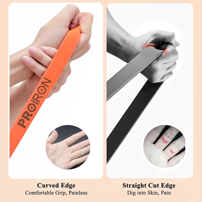 PROIRON Resistance Bands Pull Up Bands Comfortable Exercise Bands Anti-Slip Workout Bands for Pull up Dip Squat Gym Workout Physical Therapy Stretch Bands for Men & Women,Length 81.89in