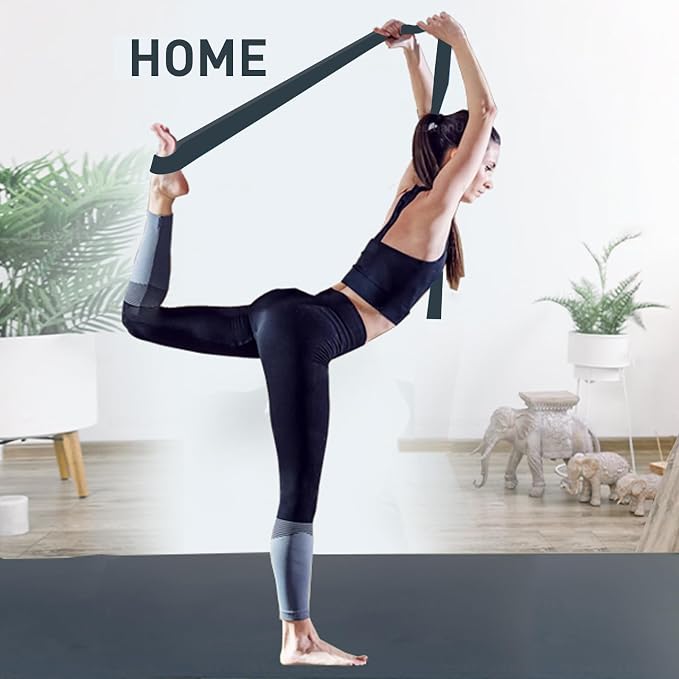 A AZURELIFE Professional Individual Exercise Resistance Bands, Single 5, 6,7 Ft or 8 Yards Elastic Bands, Non-Latex Stretch Bands for PT, Yoga, Pilates, Rehab, at-Home or The Gym Workouts