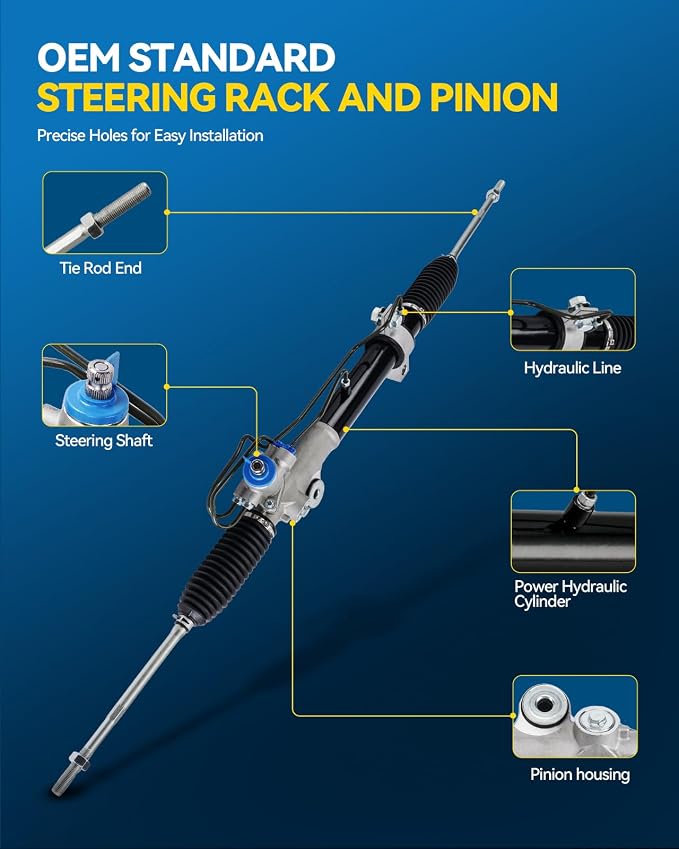 PHILTOP Power Steering Rack and Pinion Assembly for 2002-2006 Altima 2.5L | Replace No.263013, 490018J000, 49521N, 49001ZB000