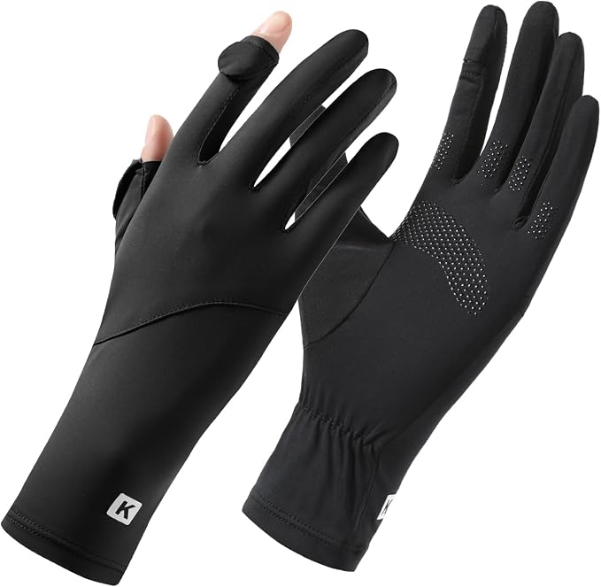 Women Driving Gloves, UV Protection Sun Gloves, Touchscreen Full Finger | UPF 50+ fabric blocks 99% UV rays, protecting hands during driving, cycling, fishing, hiking and outdoor activities