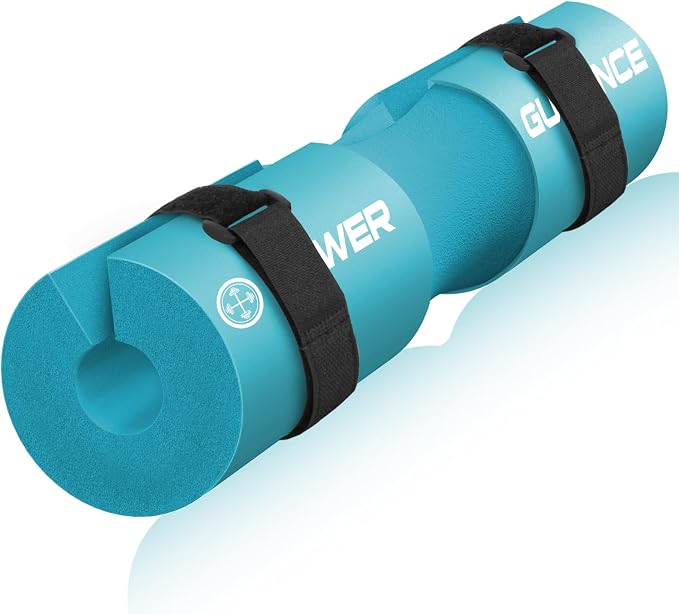 POWER GUIDANCE Barbell Squat Pad - Neck & Shoulder Protective Pad - Great for Squats, Lunges, Hip Thrusts, Weight Lifting & More - Fit Standard and Olympic Bars Perfectly