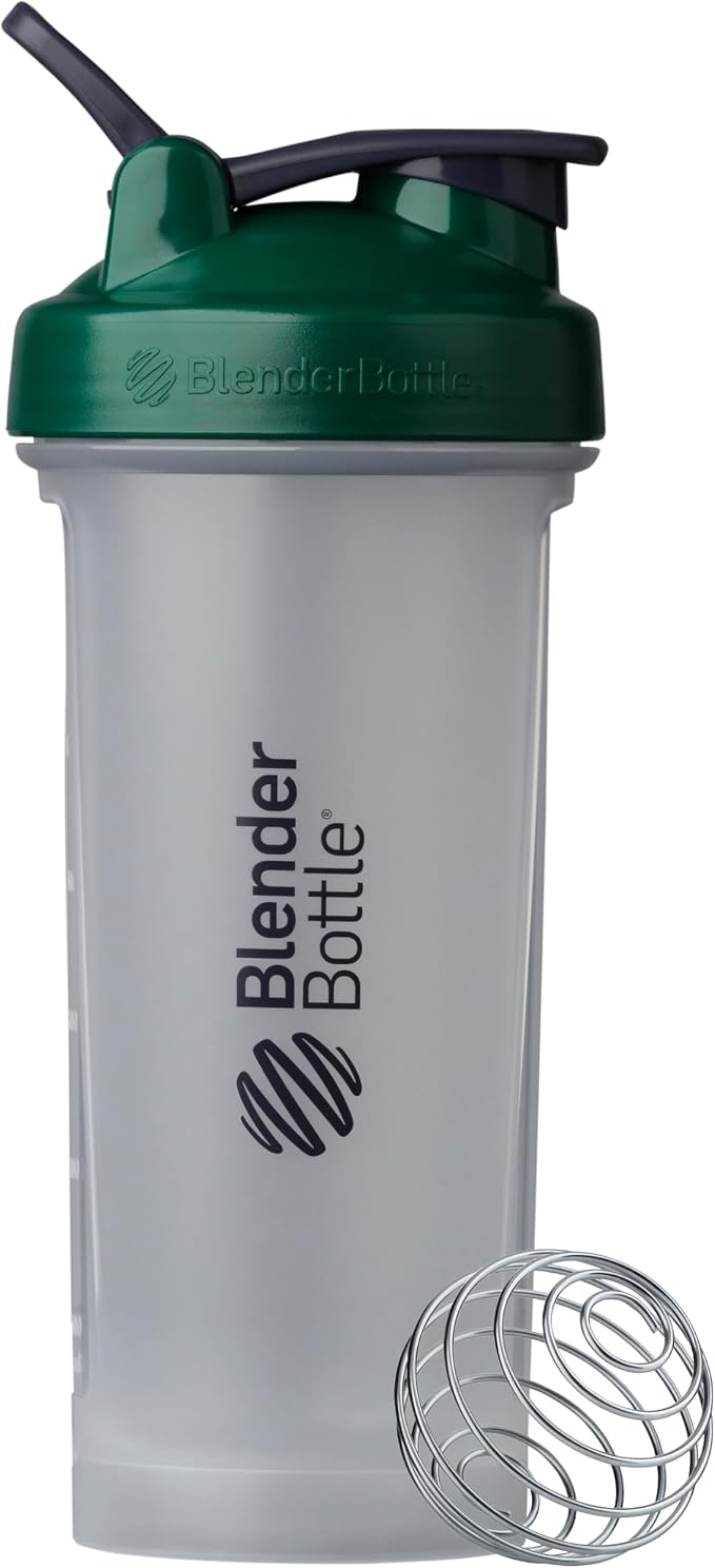 BlenderBottle Classic V2 Plastic Shaker Bottle 28 oz Green