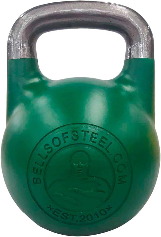Competition Kettlebells [Bells of Steel] Kettle Bell Weights, Pro Grade Kettle bell for Full Body Workouts, 33mm Starter Size Handle or 35mm Competition Standard Handle Kettlebell
