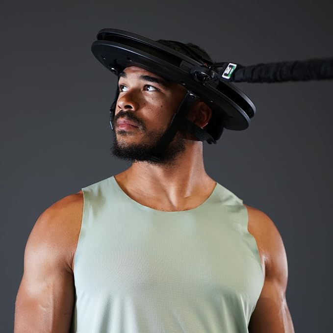 Resistance Band, Durable Exercise Band with Steel Carabiners for Neck Training, Strength Workouts, Stretching, and Rehab