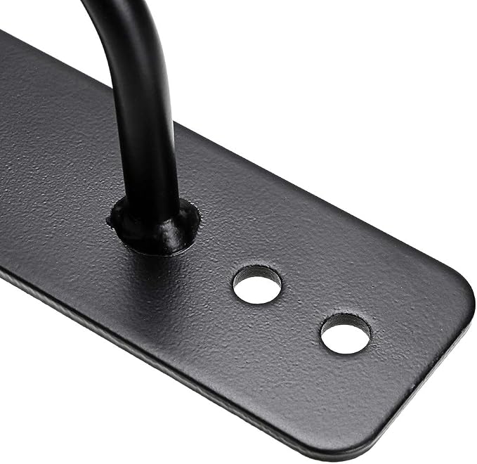 Hipiwe Battle Rope Wall/Ceiling Mount Anchor Bracket for Suspension Straps | Ceiling Hooks For Crossfit Gymnastic Rings, Body Weight Strength Training Systems, Yoga Swings, Boxing Equipment (black)