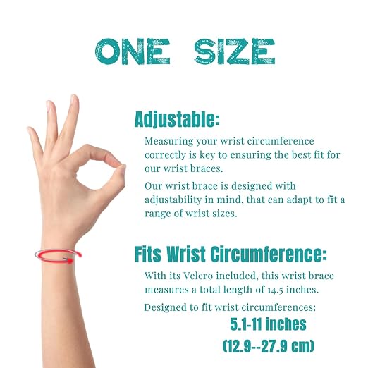 2-Pack Universal Wrist Braces - Support for Left & Right Hand | Versatile, adjustable wrist support for sports & daily active wear. Relieves carpal tunnel pain without limiting mobility