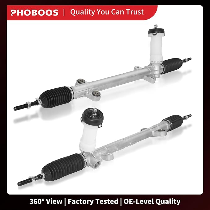 PHOBOOS Manual Steering Rack and Pinion Assembly Compatible with Hyundai Elantra 2008-2012 & Kia Forte 2010-2013, L4 2.0L, New Unit, Leak Resistance, Direct Fit, Ref. 1G-2691【Only for 2.0L】