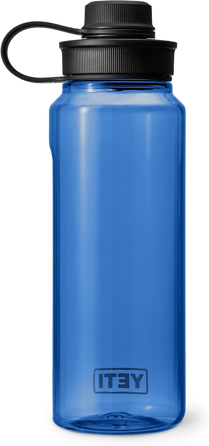 YETI Yonder Water Bottle with Yonder Tether Cap, Lightweight, Leakproof and BPA-Free