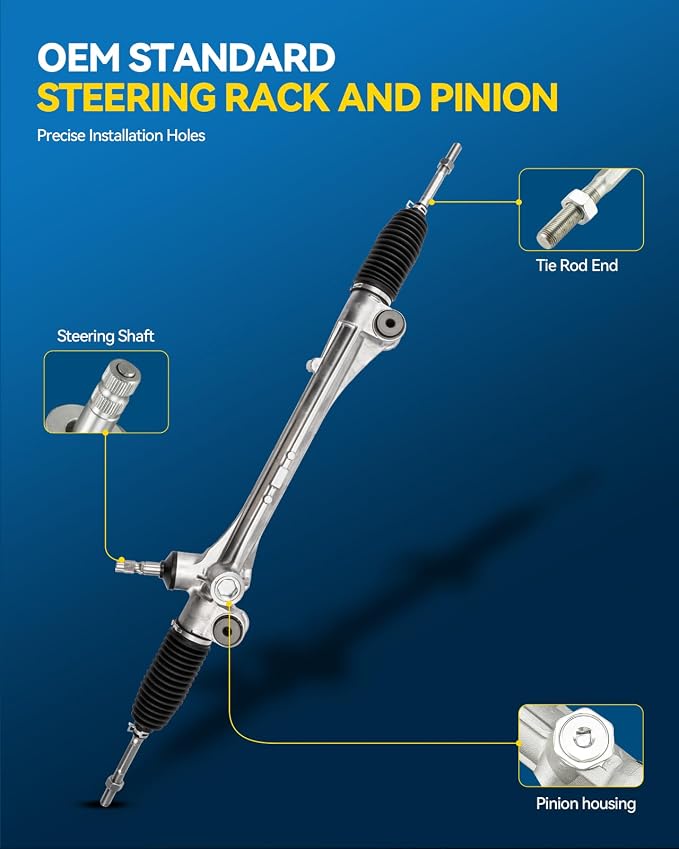 PHILTOP Power Steering Rack & Pinion Assembly for 2013-2018 ES350/ES300h/Avalon, 2012-2017 Camry, Electronic Power Steering, OEM Replacement 1G-26007