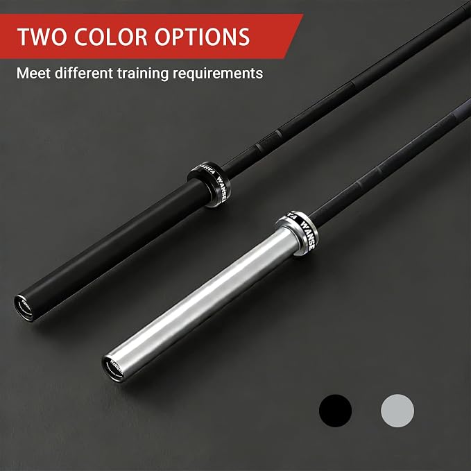 7FT Olympic Barbell 45lb,28MM 2 Inch Olympic Bar for No. 45 Steel,Olympic Weight Bars for Lifting,CrossFit,Bench Press,Deadlift,Squats,Strength Training bars