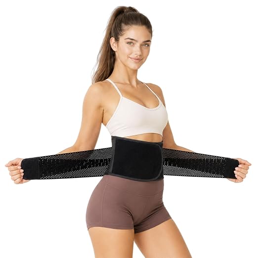 Adult Breath Lumbar Support Brace Dual Adjustable Straps Back Pain | Breathable Back Brace Dual Adjustable Straps Adult Lumbar Support for Sciatica Back Pain Relief,Blcak,33-41 In