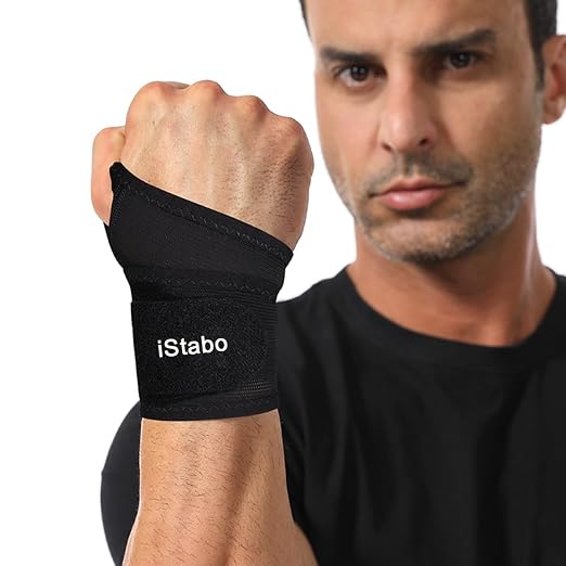 Ultra Thin Mesh Wrist Brace for Carpal Tunnel Pain Relief - Adjustable Wrist Support Strap for Arthritis, Tendonitis, Repetitive Strain Injury - Lightweight Ulnar Wrist Wraps for Workouts & Daily Use, Fits Left or Right Hand (1, Black)
