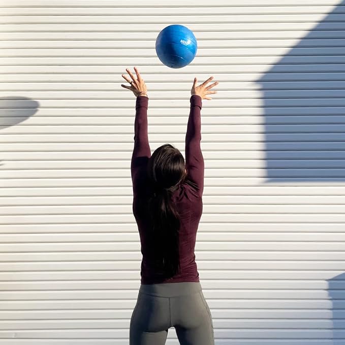Slam Balls - Blue 5-100lbs Slammer Medicine Ball for Fitness & Strength