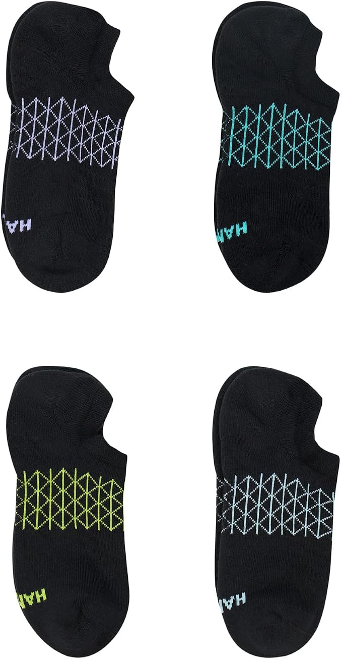Hanes Women's Socks, 4-pack, Absolute Active Cushioned Moisture-wicking Best Women's Socks, Crew, Ankle and No Show