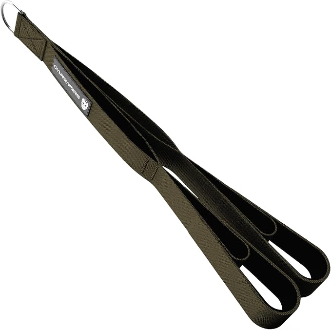 Gymreapers Tricep Rope Cable Attachment - Multi-Workout Tricep Pull Down Cable Attachment - Perfect Gym Cable attachments (3 Lengths Built in One)