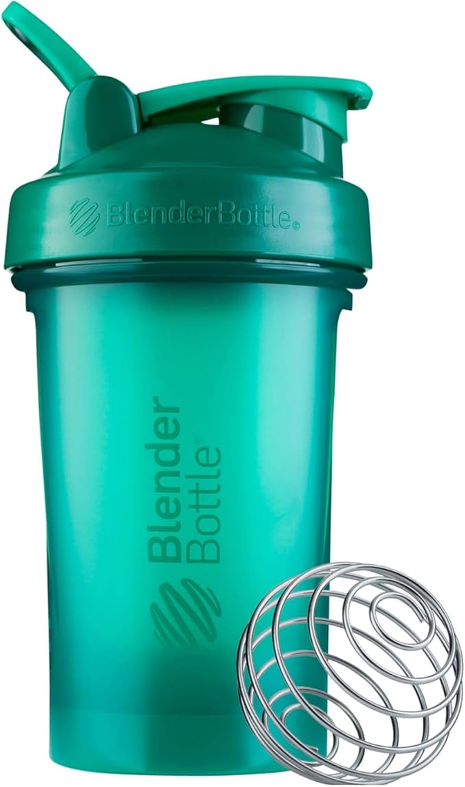 BlenderBottle Classic V2 Plastic Shaker Bottle 20 oz Emerald Green