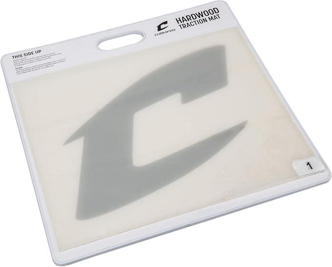 CHAMPRO Hardwood Floor Shoe Traction Mat for Basketball Court and Gym Floors, White
