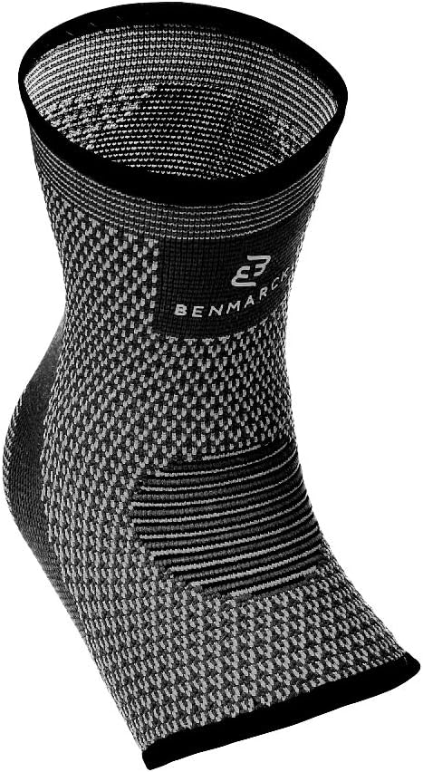 Benmarck Achilles Tendon Support Brace, Plantar Fasciitis Sock, Ankle Compression Sleeve For Running, Tendonitis and Flat Feet Relief