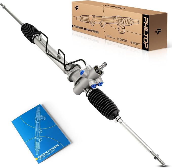 PHILTOP Power Steering Rack & Pinion Assembly for 1991-1998 Tercel, 1992-1998 Paseo, Hydraulic Power Steering, OEM Replacement 26-1677