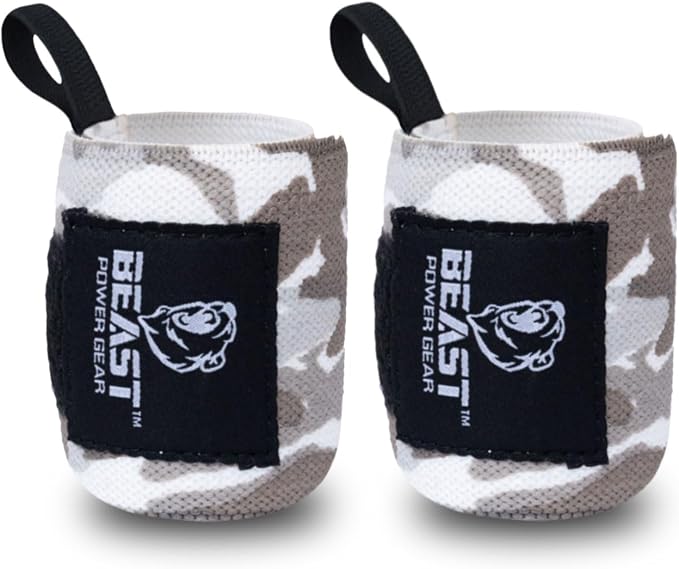 Improved Lifting Support & Stability - Gym Wrist Wraps for Weightlifting 14" Premium Quality Hand Wraps with Thumb Loop - Weight Lifting Wrist Wraps for Pain & Support