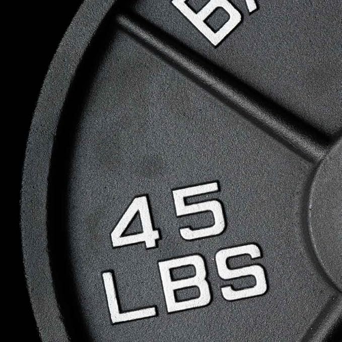 Weight Plate Pairs and Sets from Barbell Standard | Powder Coated & Extremely Durable | Fits 2" Olympic Barbells | 2% Tolerance Guarantee