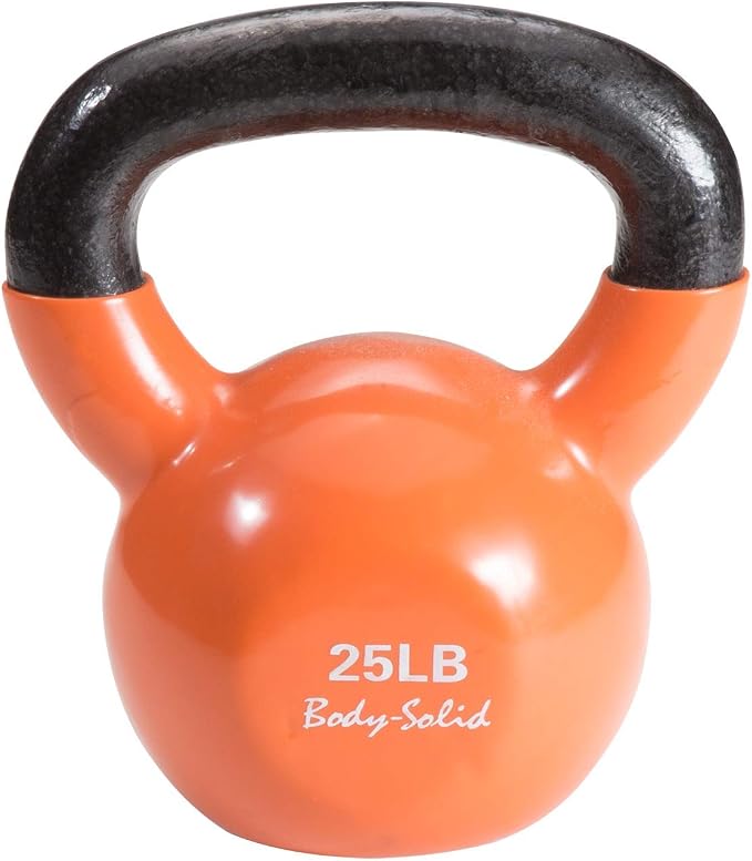 Body Solid Vinyl Coated Kettle Bell Set