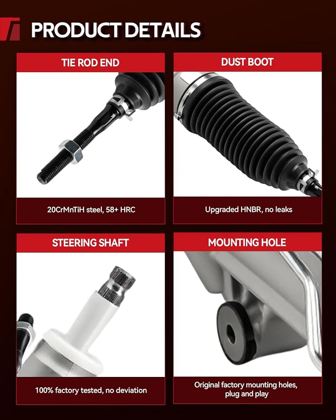 Torchbeam Power Steering Rack & Pinion Assembly Fit for ML350, GL450, ML500, GL550, ML320, GL320, ML550, GL350, ML63 AMG, ML450, Hydraulic System Steering, Replaces OEM 26-4022