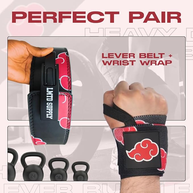 Anime Lever Belt, Weight Lifting Belt, Heavy Duty Powerlifting Weightlifting Gym Belt for Deadlifts Squats Back Support