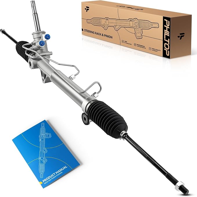 PHILTOP Hydraulic Power Steering Rack & Pinion Assembly for 1997-2005 Venture FWD, Montana, Silhouette, Aztek, 2002-2007 Rendezvous, Replace# 22-164
