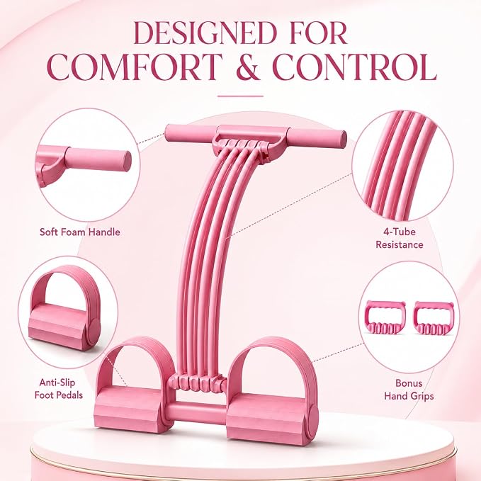 Pedal Resistance Band with Handles