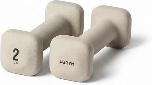 WeGym Square Dumbbells for Home Gym, Hand Weights for Strength Training