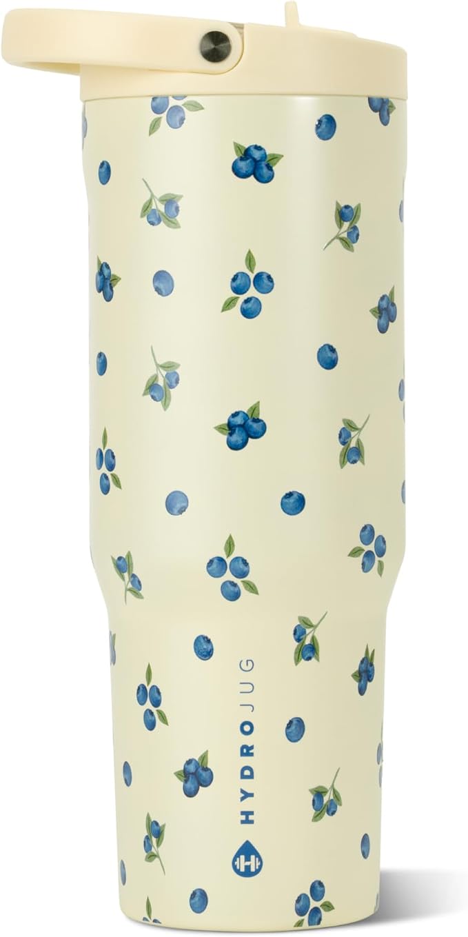 HydroJug Sport 40 oz Insulated Stainless Steel Water Bottle, Freshly Pick'd